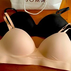 34D Soma Embliss Luxe Wiress J hook lace back convertible racer back